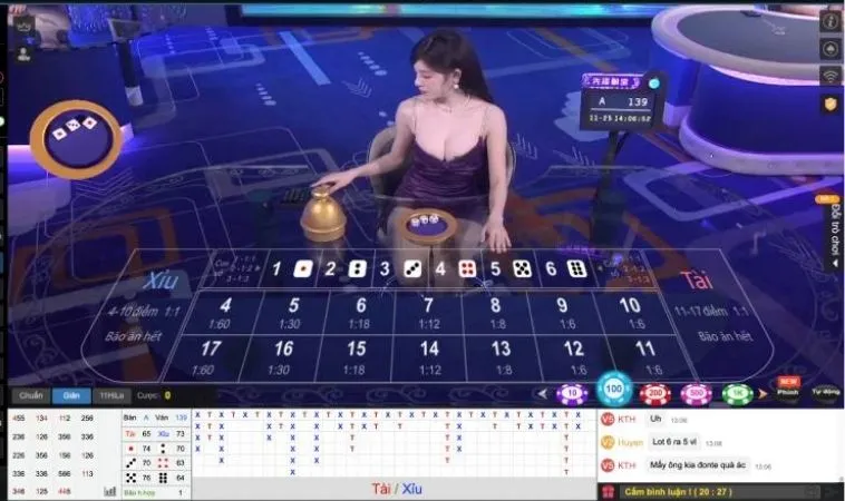 Bàn cược Tài Xỉu tại K9WIN