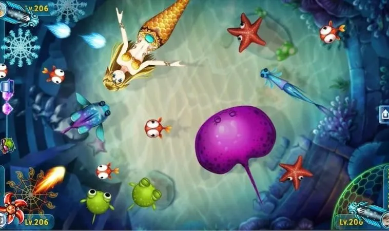 Giao diện chơi Vua Bắn Cá tại K9WIN